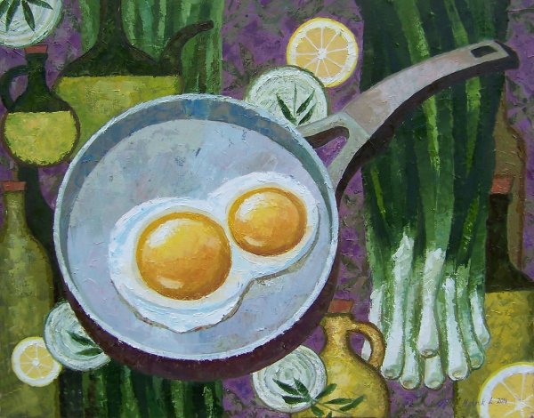 Художник Ревякин яичница