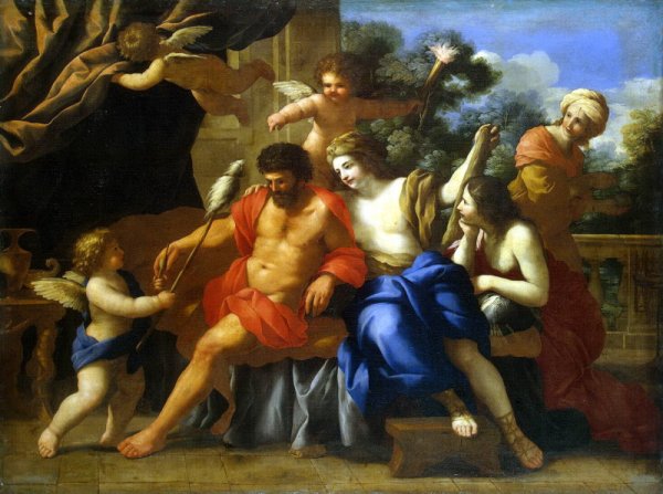 Симон ВУЭ Святая Цецилия с ангелом