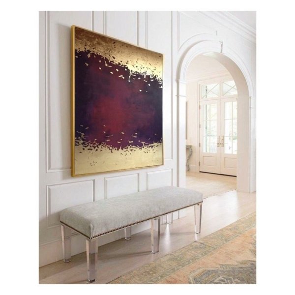 Декоративное панно с поталью