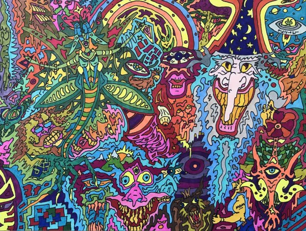 Рисунки в стиле максимализм