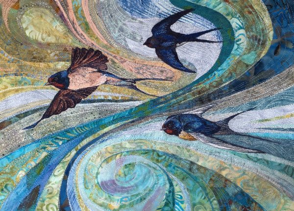 Ласточка живопись