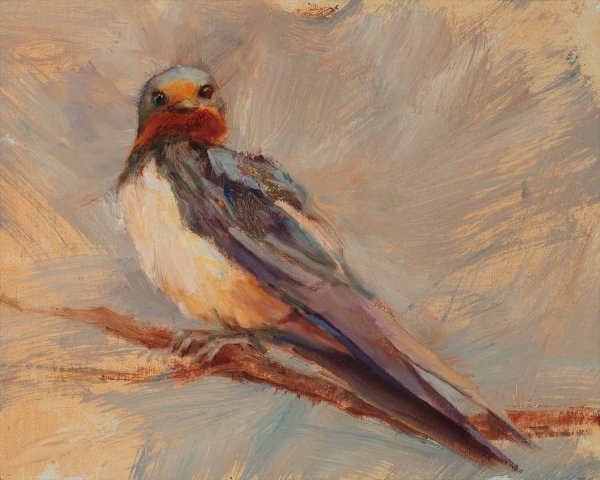 Ласточки в живописи художников