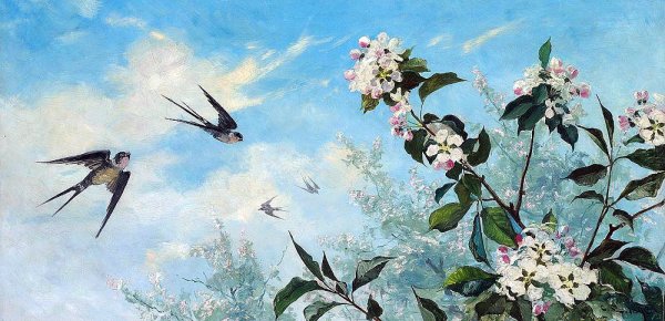 Ласточки в искусстве