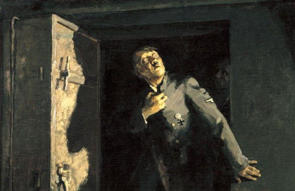 Гитлер в бункере картина Кукрыниксы