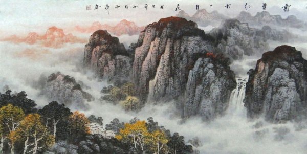 Традиционная китайская Пейзажная живопись