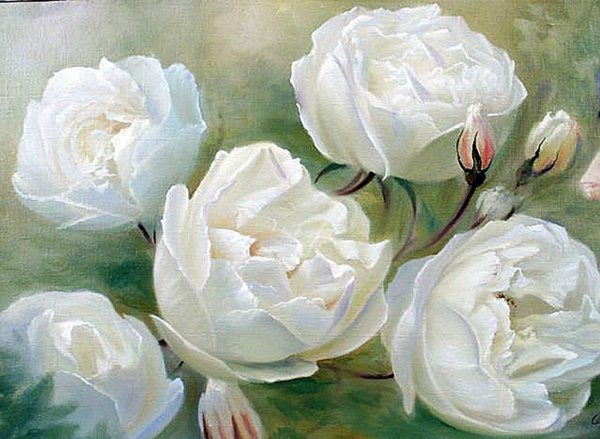 Елена Базанова пионы