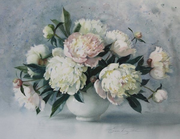 Елена Базанова акварель