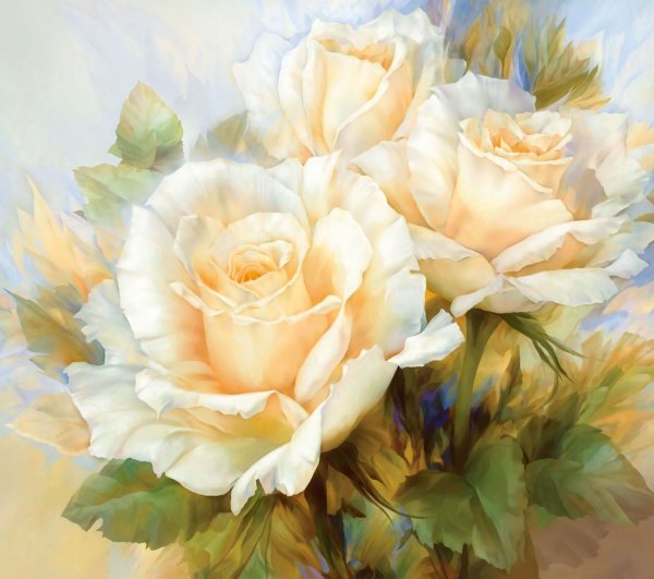 Художник Игорь Панов пионы