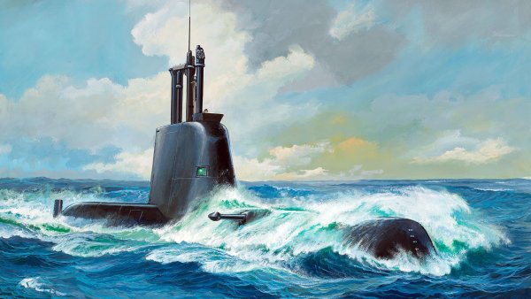 Сборная модель Revell Submarine class 214 (05153) 1:144