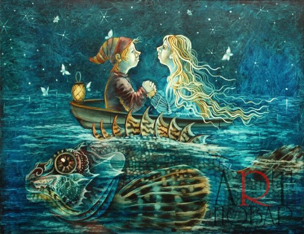 Живопись наивное искусство Надежда Ильина