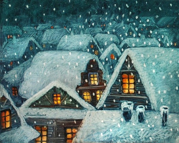 Живопись маслом Надежда Ильина