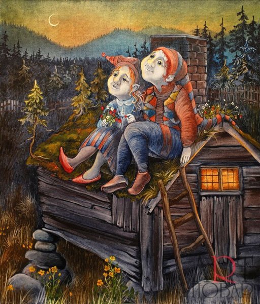 Живопись наивное искусство Надежда Ильина