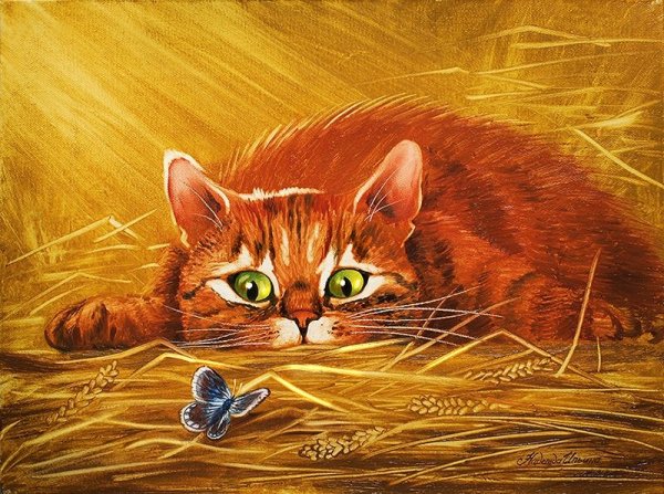 Надежда Ильина художник коты