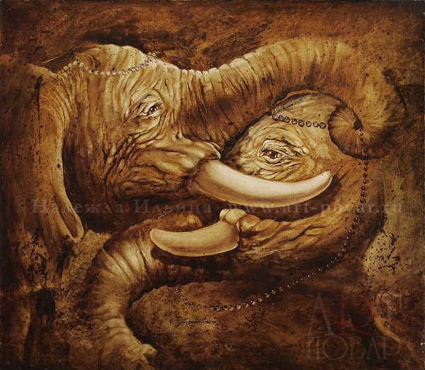 Надежда Ильина жидкое масло художник