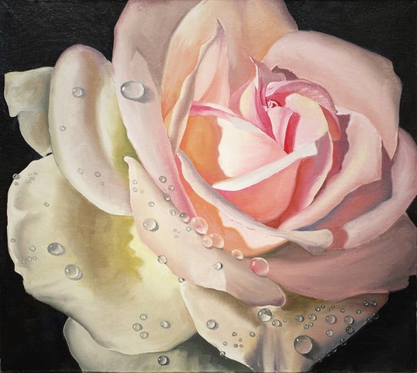 Гиперреализм роза Надежда Ильина