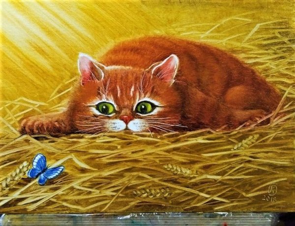 Надежда Ильина картины жидким маслом