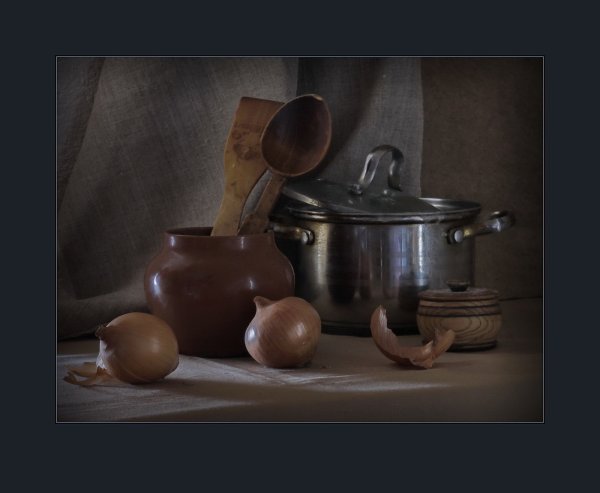 Натюрморт из кухонной утвари