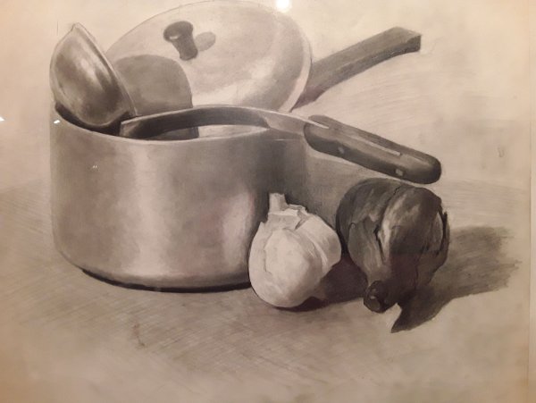 Натюрморт с кастрюлей