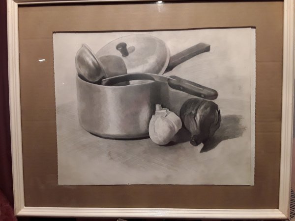 Натюрморт с кастрюлей