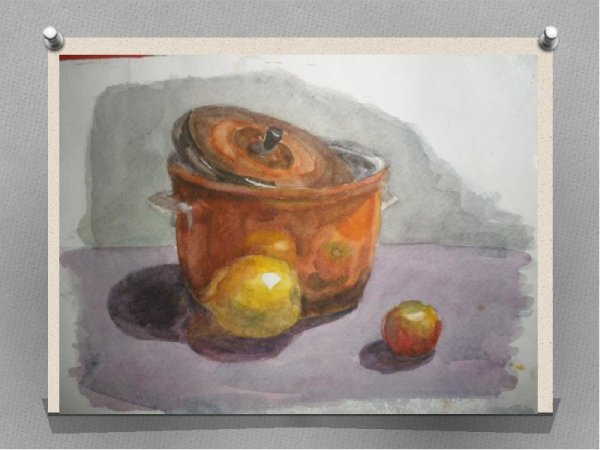 Натюрморт с кастрюлей