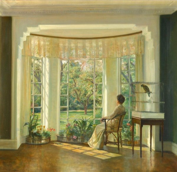 Датский художник Carl Vilhelm Holsoe