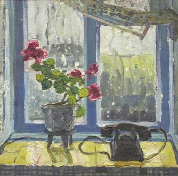 Дождь за окном живопись