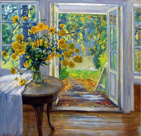 Художник Орлов Виктор Алексеевич "дыхание осени"