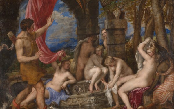 Диана и Актеон живопись