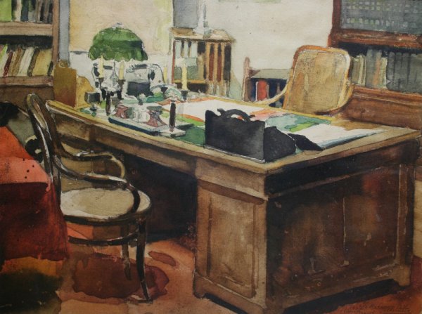 Ленин в кабинете картина