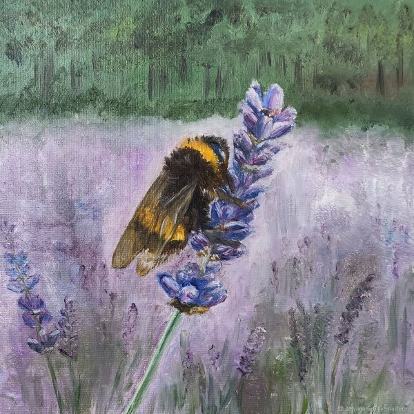 Шмель маслом