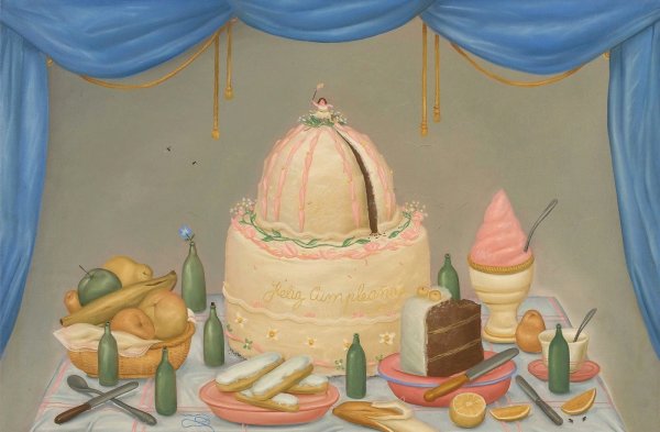 Натюрморт с тортом