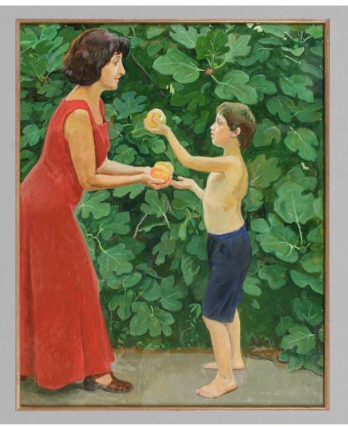 Дмитрий Жилинский под старой яблоней