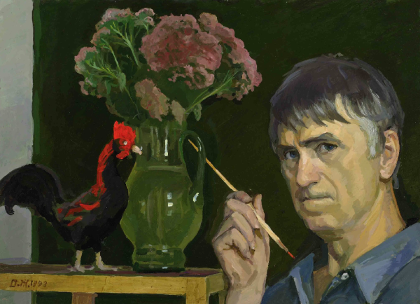 Дмитрий Жилинский под старой яблоней