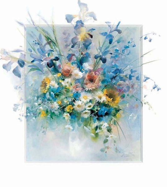 Виллем Хайенраетс картины букеты