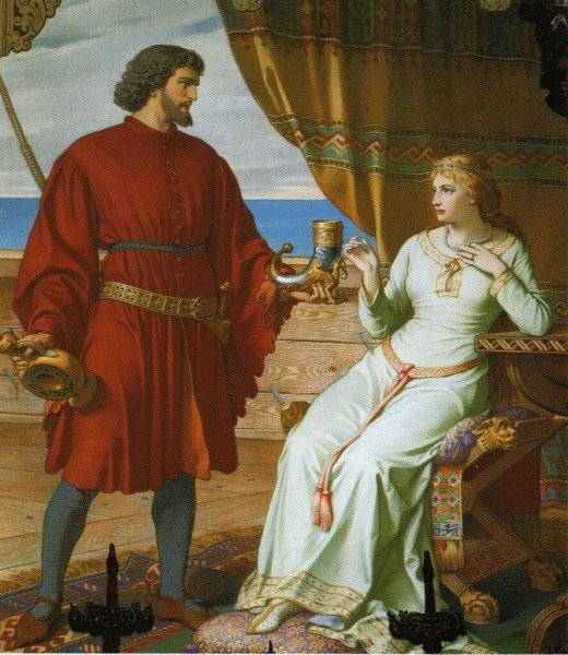 Тристан и Изольда средневековье