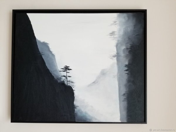 Черно белые картины маслом