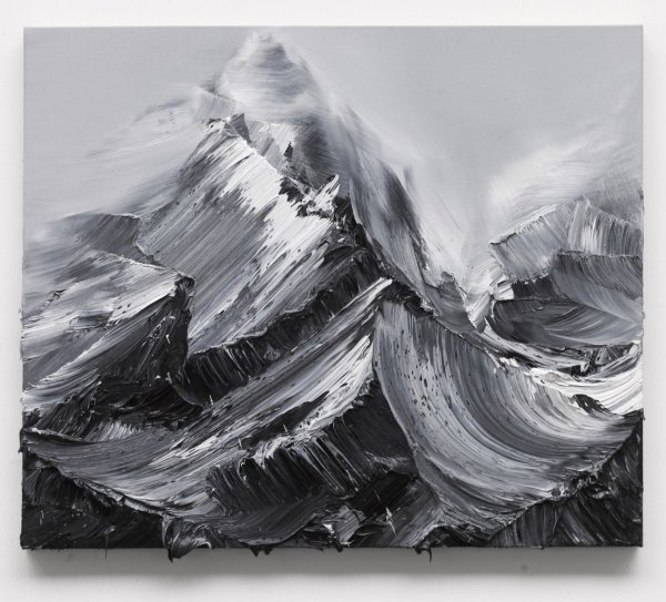 Черно белые картины маслом