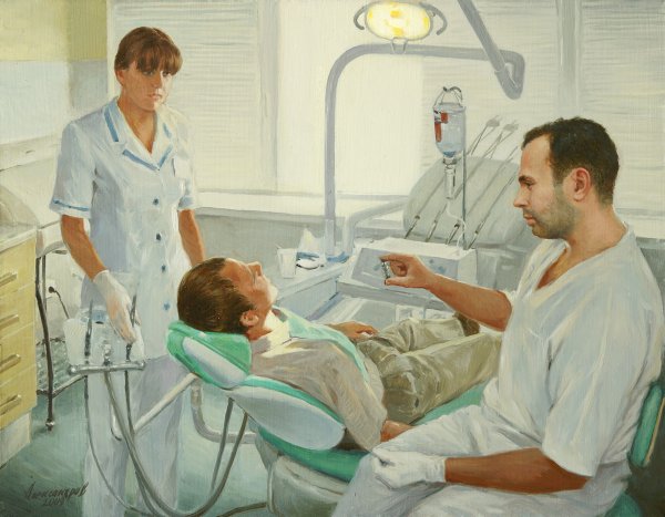 Зубные врачи в живописи