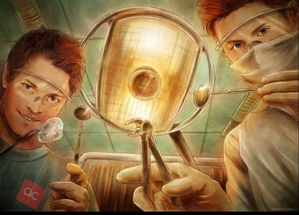 Зубной врач арт