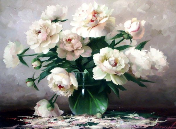 Збигнев Копаня розовые пионы