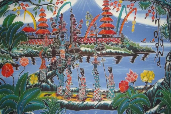 Древняя Индонезия батик