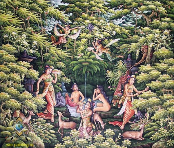 Картины художников Индонезии