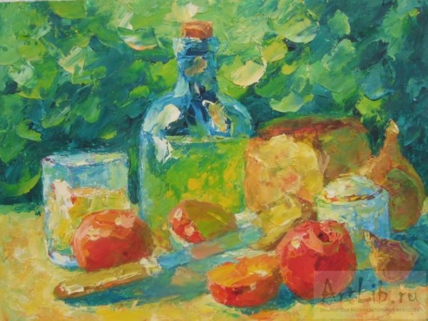 Фешин Николай Иванович чаепитие