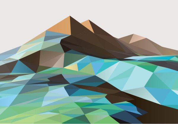 Абстракция из геометрических фигур