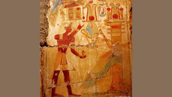 Древнеегипетские фрески Нил