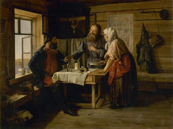 А. Попов. Демьянова уха. 1856