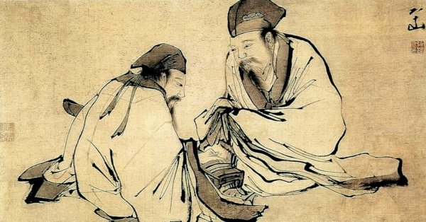 Китайская живопись Конфуций