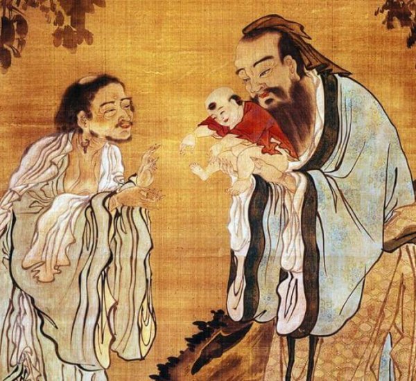 Китайская живопись Лао Конфуций