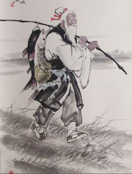 Китайская живопись Лао Цзы