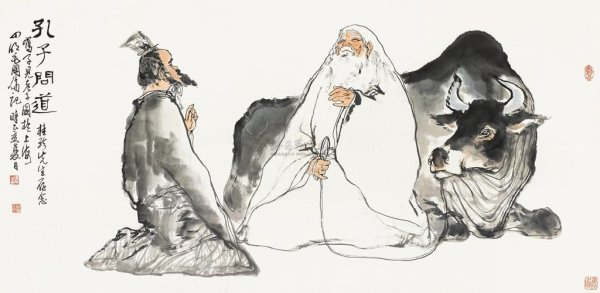 Китайская живопись Конфуций